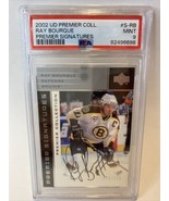 2002 Upper Deck Premier Signatures Collection Ray Bourque Auto #S-RB PSA... - £114.36 GBP