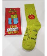 McDonald's 2025 THE GRINCH Socks Green Unisex Happy Meal Adult Christmas... - $45.00