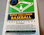 1982 Super Challenge Baseball M Network Atari Instruction Manual Booklet EX - $9.85