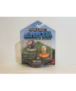 Minecraft Earth Boost Minis: Attacking Steve &amp; Spawning Chicken Figs New... - $8.80