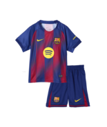 New Barcelona Home Youth Kids Soccer Barca Jersey/Shirt & Shorts Kit - Blue/REd - $39.90