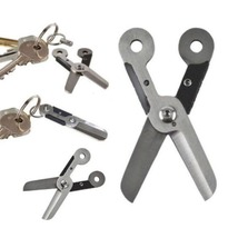 pocket tool edc outdoor camp mini spring gear chain fold scissor cut key gadget - £4.78 GBP