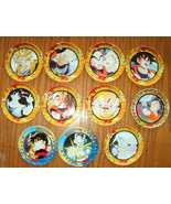 Dragon Ball Z DBZ Medallions 2.25" round metal Goku Vegeta Krillin or Garlic Jr