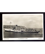f2468 - Red Funnel Paddle Steamer - Bournemouth Queen - off IOW - postcard - $4.58 CAD