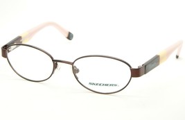 New Skechers Girl&#39;s Sk 1543 Sbrn Satin Brown Eyeglasses Glasses Frame 46-16-130 - $27.23