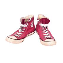 Converse All Star Hi Top Magenta Berry Canvas Shoes Woman’s Size 11.5 Me... - £18.45 GBP