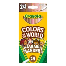 Crayola Colors Of The World Fine Line Washable Markers 24/Pk- (Pack of 1) - $61.73 CAD