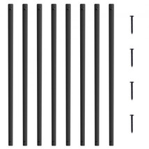 Staircase Metal Balusters, 29.5&#39;&#39; x 1&#39;&#39; Flat Aluminum Alloy Decorative Banis... - £102.38 GBP