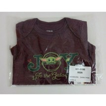 New Disney Star Wars Baby Yoda Joy To The Galazy Dk Pink Body Suit Size ... - $184.50 MXN