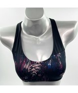 Victoria Secret Sports Bra Size XS Black Pink Blue Cross Back Athletic W... - $301.06 MXN