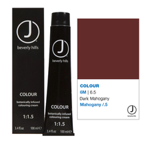 J Beverly Hills COLOUR Botanically Infused Hair Color Cream  - 6M 6.5 Dark Mahog