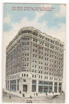 White Building Seattle Washington 1912 postcard - £5.03 GBP