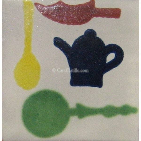 Mexican Talavera Ceramic Tiles Talavera Handcrafted - Kitchen -  (you se... - $199.00