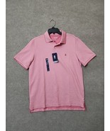 IZOD Advantage Performance Polo Shirt Mens Small Pink Short Sleeve NEW - £19.24 GBP