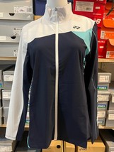 YONEX Women&#39;s Badminton Long Sleeve Jacket Sport White [95/US:S] NWT 201WU006F-1 - £55.84 GBP