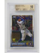 2015 Topps Chrome #54 George Springer Rookie Beckett 10 PRISTINE - $1,437.99 MXN