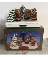Vintage 1997 Wonderland Animated Bear Band Plays 12 Christmas Songs - Se... - $64.45 CAD