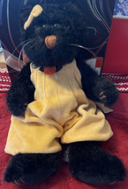 Boyds Bears SPOOKY Tangaween Plush Black Cat 11&quot; - £10.43 GBP