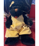 Boyds Bears SPOOKY Tangaween Plush Black Cat 11&quot; - $13.06