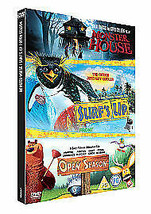 Surf&#39;s Up/Open Season/Monster House DVD (2008) Ash Brannon Cert PG 3 Discs Pre-O - £13.70 GBP