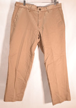 Haggar Mens Straight Fit Chino Pants Beige 34 29 - £23.68 GBP