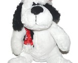 Atico White Black Santa Hat Christmas Dog Plush Lovey Stuffed Animal - $24.63