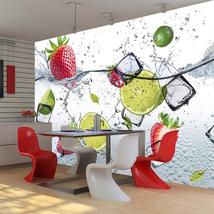 Tiptophomedecor Peel and Stick Kitchen Wallpaper Wall Mural - Fruit Cocktail - R - £47.80 GBP+