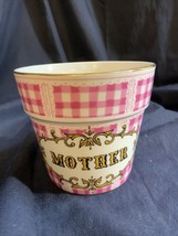 Vintage Ben’s Inc Mother Gingham Porcelain Pot 3.75” - £4.43 GBP