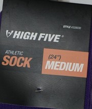 High Five Athletic Soccer Sock 24 Inch Medium 328030 Purple image 2