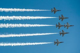 US Air Force Thunderbirds perform at Seymour Johnson Air Force Base Photo Print - $8.81+