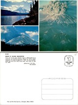Washington Mount St. Helens Volcano Eruption and Peaceful View VTG Postcard - £7.49 GBP