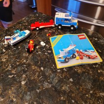 Lego Town 6698 RV with Speedboat 1986 100% Complete With Instructions - $35.96