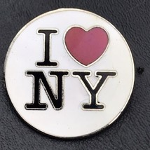 I Heart NY Vintage Pin Love New York Souvenir Metal Enamel - £7.86 GBP