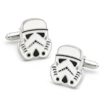 Stormtrooper Cufflinks Star Wars Fan Clone Army Galactic Empire New W Gift Bag - £9.70 GBP