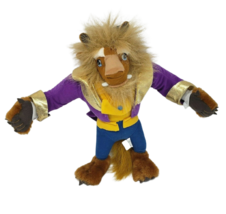 12&quot; 1990&#39;s Disney Toy Factory Beauty And The Beast Stuffed Animal Plush Doll - £29.13 GBP