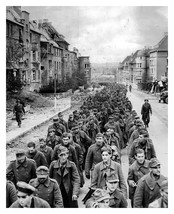 German Prisoners Of War Pow Being Marched Through The City Street 8X10 Photo - £6.77 GBP