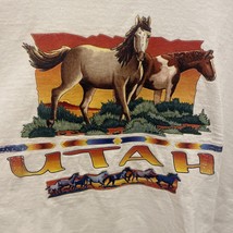 Vtg Utah T-Shirt Horses Fruit Of The Loom Heavy Cotton Destination - $29.99