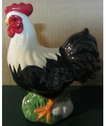 Cracker Barrel Ceramic Rooster Set - salt and pepper - $28.45