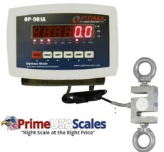 Optima Scales OP-926-3000 Digital Hanging Scale with High Precision Load Cell - £312.90 GBP