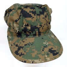 Vintage Military Cap Utility M.C. 1988 Made in USA Camo Hat - Men&#39;s Size... - £11.77 GBP