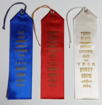 Findlay Ohio Hobby Show Ribbons 1950-54 Awards Exchange Club YMCA OH (Qt... - £19.94 GBP