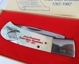 Vintage pocket knife 200th Anniversary 1987 US Constitution box Frost NE... - £58.85 GBP