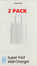 2 Pack Samsung 25W USB-C Fast Chargers (White, EP-TA800) - $29.69