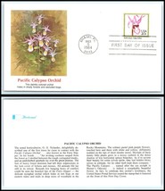 1984 US FDC Cover - Pacific Calypso Orchid Flower, Miami, Florida F16 - £2.37 GBP