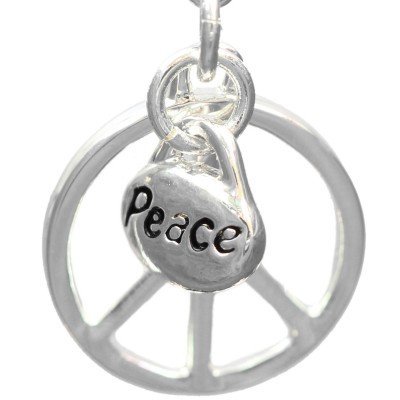 Peace Sign Dangle Charm - $3.84