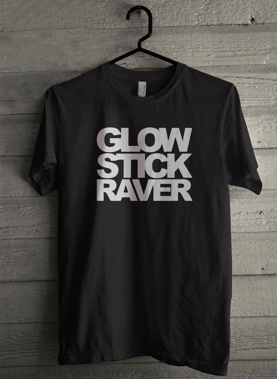 Glow Stick Raver - Custom Men's T-Shirt (2823) - $19.13 - $21.84