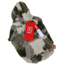 Reddy Camo Sherpa Hoodie Sweater with Warm White Pocket for Dogs XS 11 to 13 in - £16.27 GBP
