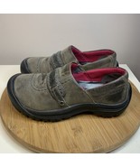 Keen Kaci Brown Leather Slip On Hiking Trail Walking Shoes Womens Size 7.5 - $34.64