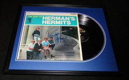 Peter Noone Signed Framed 1966 Best of Herman&#39;s Hermits Record Album Dis... - $247.49