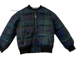 Old Navy Boys Water Resistant Plaid Bomber Jacket Size Sm (6-7) NWT - £18.75 GBP